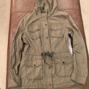 Abercrombie & Fitch olive green jacket